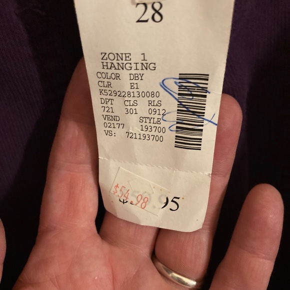 Purple Corduroy Pants by Lane Bryant Plus Sized - Picture 5 of 9